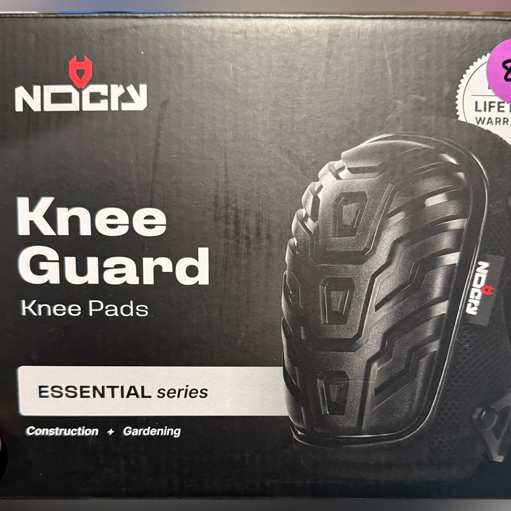 NoCry Black Knee Guard Pads